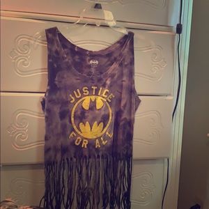 Justice for all Batman crop top